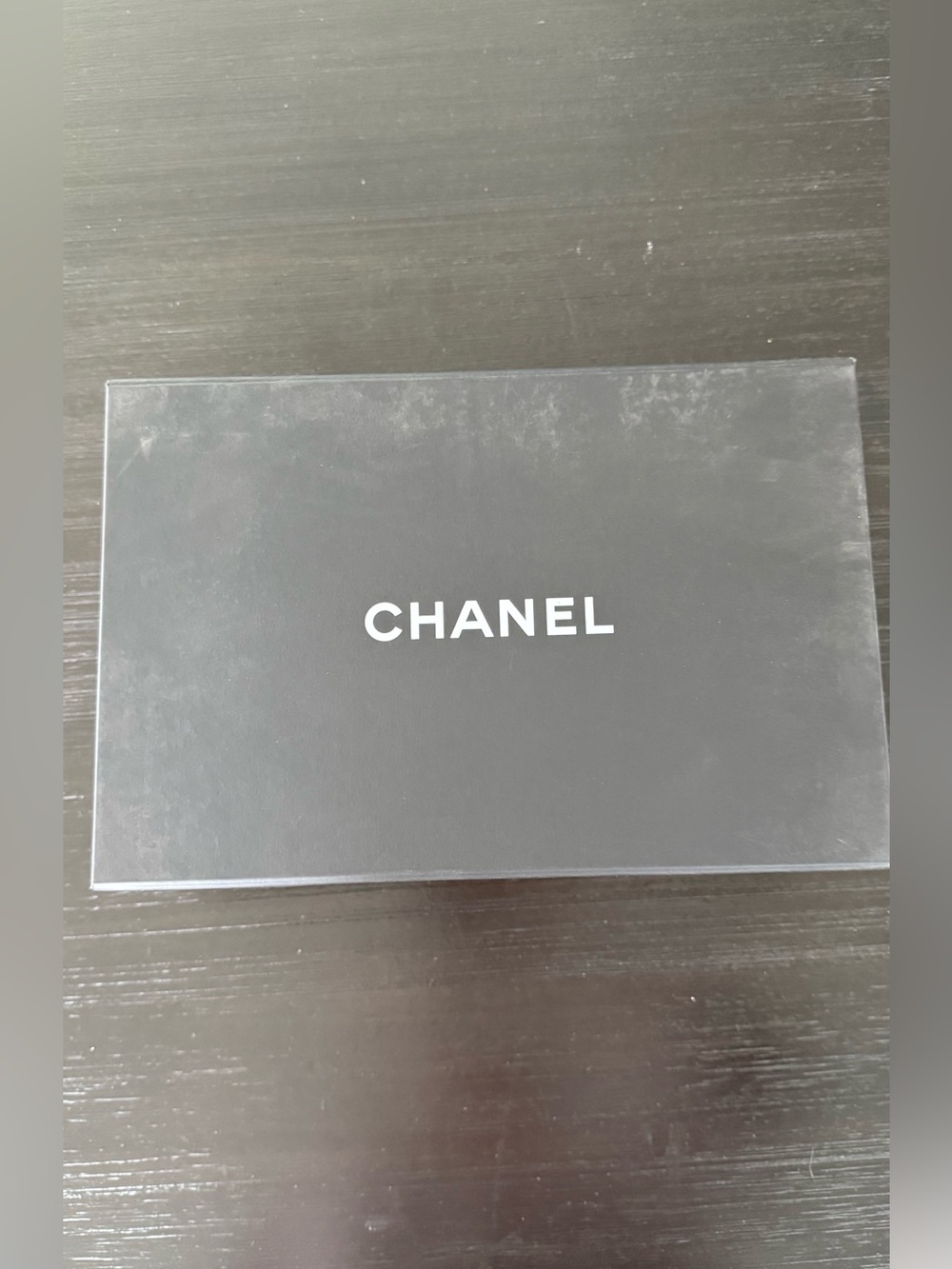 CHANEL Black Box with White Lettering